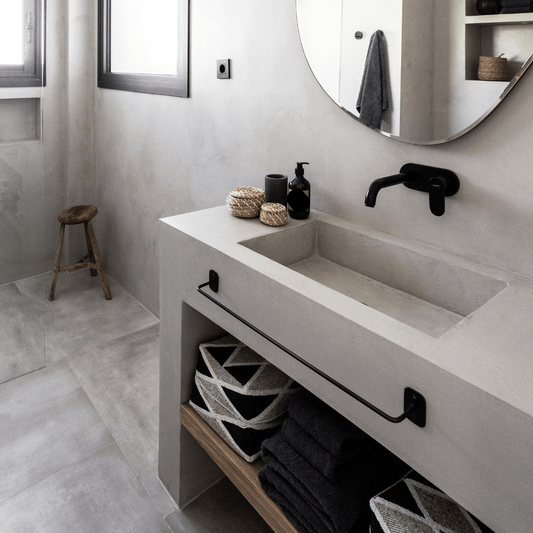 Beaded Basket | Sand/Black 25cm