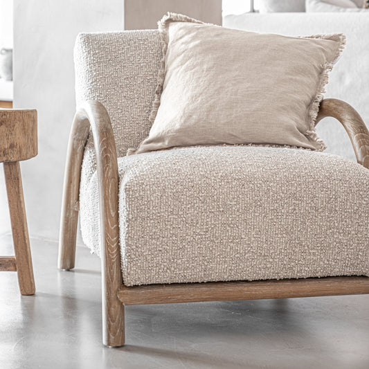 Amira Cushion Cover Natural | 50x50cm