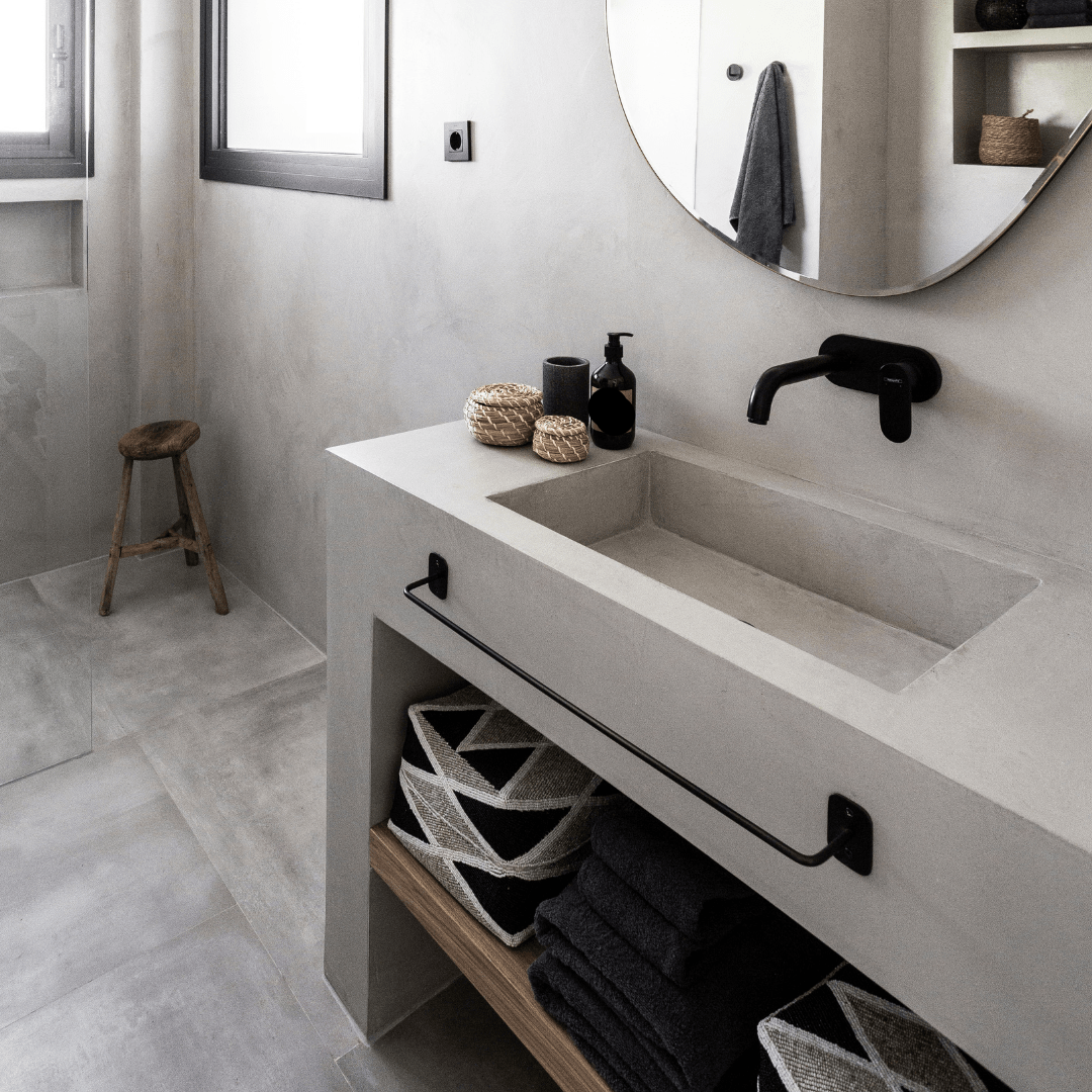 Beaded Basket | Sand/Black 25cm