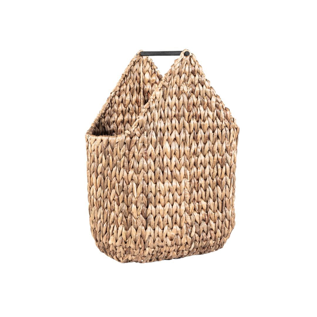Sienna Water Hyacinth Basket w/ Toilet Paper Holder