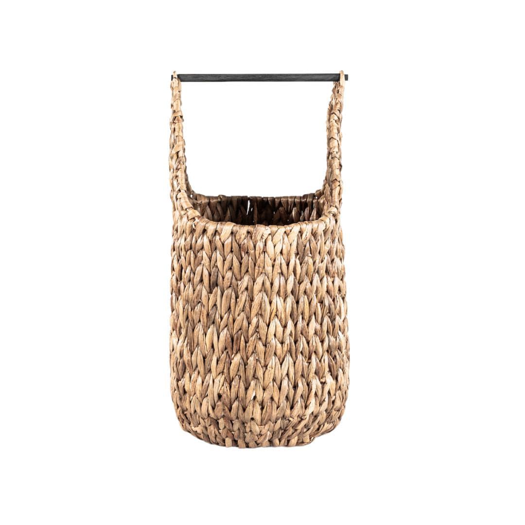 Sienna Water Hyacinth Basket w/ Toilet Paper Holder